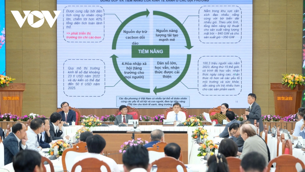 Lâm Đồng bàn cách thúc đẩy phát triển kinh tế xanh và bền vững